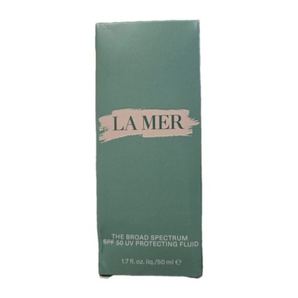 2 Pack La Mer-The Broad Spectrum SPF 50 UV Protecting Fluid 1.7oz/50ml NIB - Picture 2 of 5
